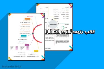 قالب رزومه آماده (فرمت docx)