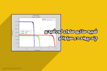 شبیه سازی سلول خورشیدی دو پیوند InGaP/GaAs در سیلواکو